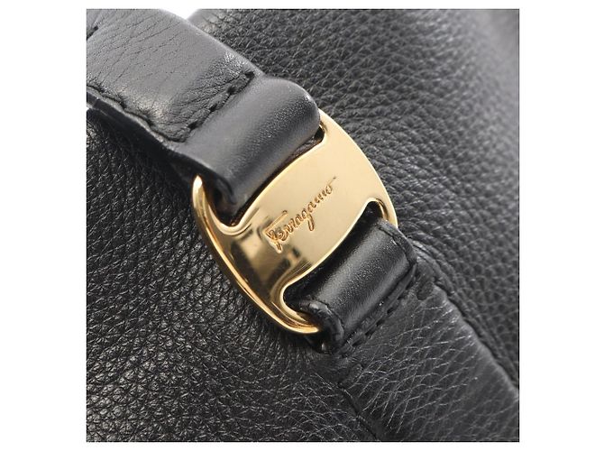 Borsa a mano 2-Way Gancini Salvatore Ferragamo Nero - vista 9