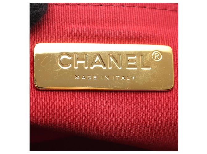 Borsa a tracolla Chanel 19 Dixneuf Matelassé in agnello nero - vista 4