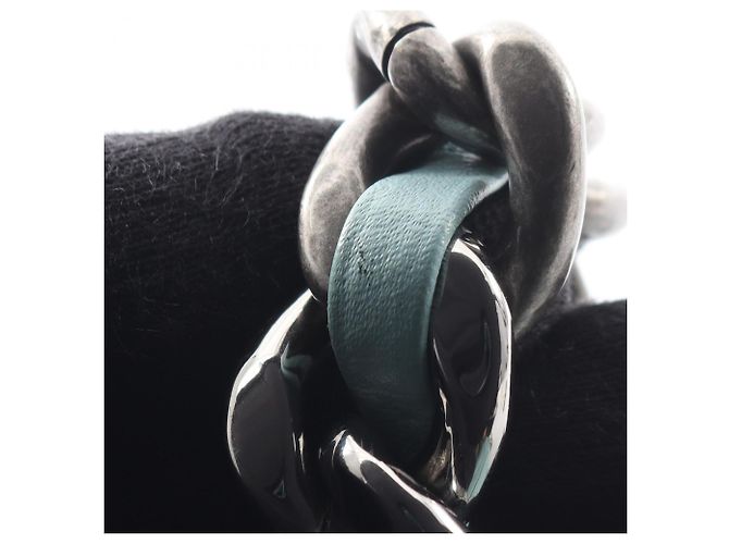Marsupio in pelle di agnello verde Chanel - vista 10