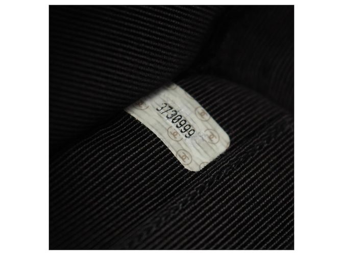 Bolsa de ombro em tecido Chanel Preto - vista 5