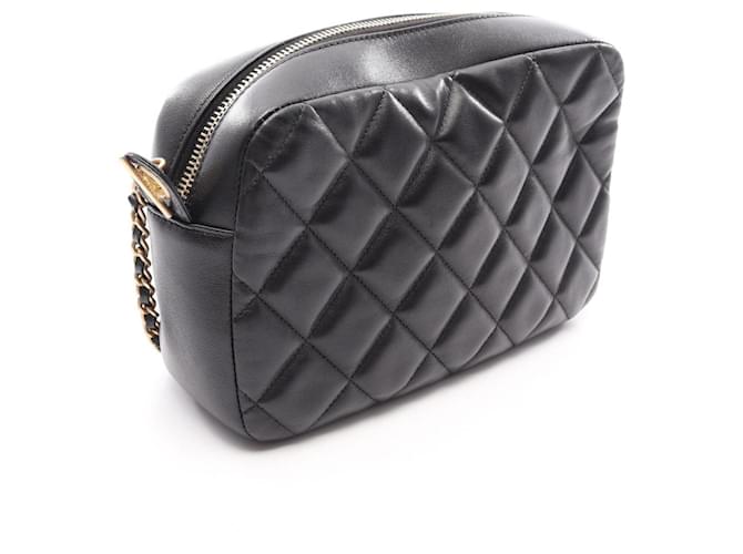 Borsa a Spalla Chanel Matelassé Nero - vista 2
