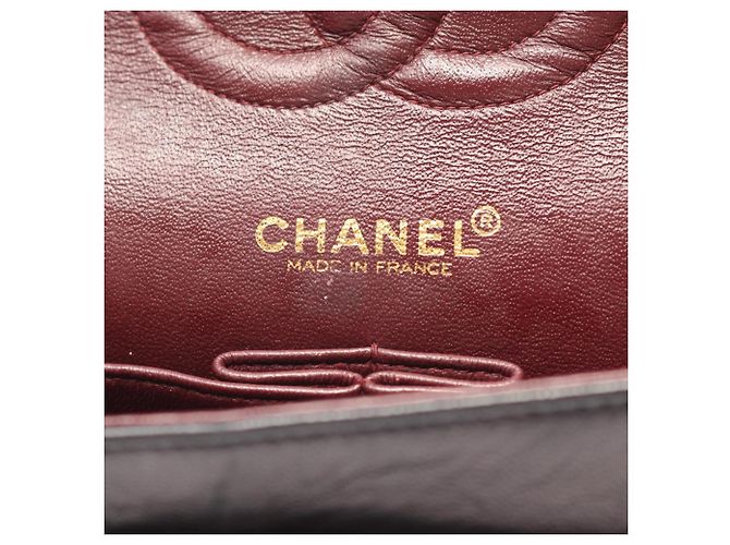 Borsa a Spalla Chanel Matelassé Double Flap Nero - vista 4