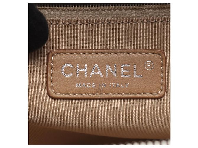 Borsa Tote Chanel Matelassé Large Coco Mark Nero - vista 4