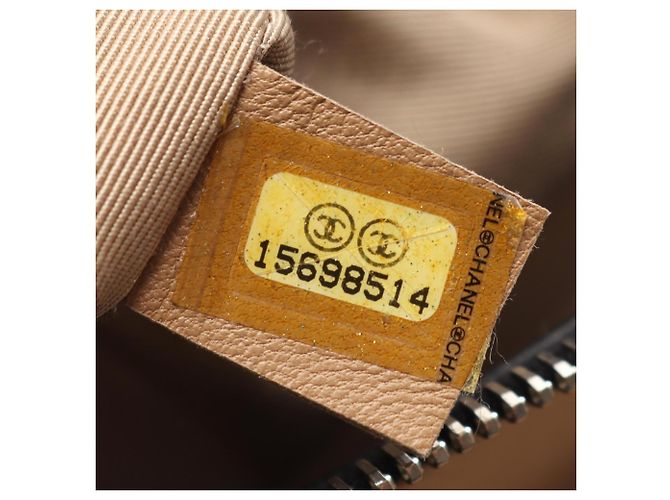 Borsa Tote Chanel Matelassé Large Coco Mark Nero - vista 5