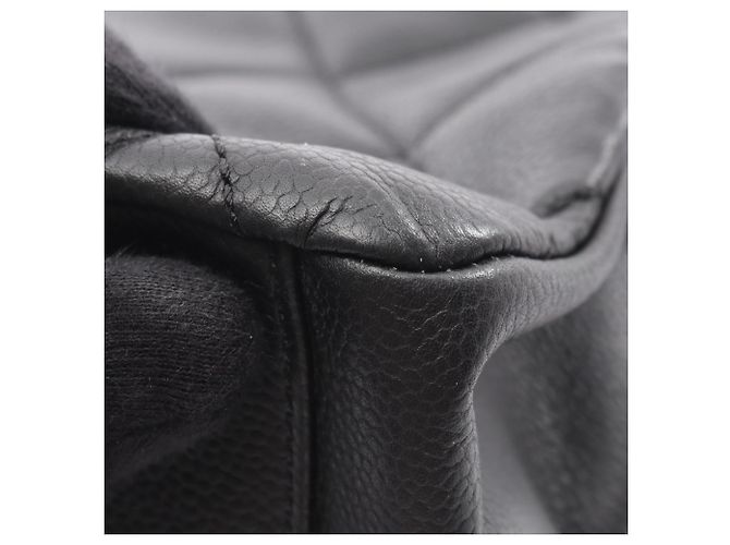 Borsa Tote Chanel Matelassé Large Coco Mark Nero - vista 7