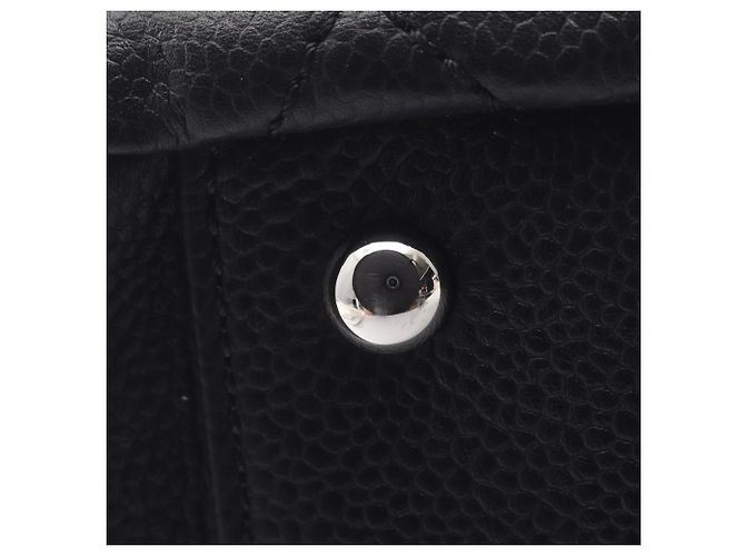Borsa Tote Chanel Matelassé Large Coco Mark Nero - vista 8