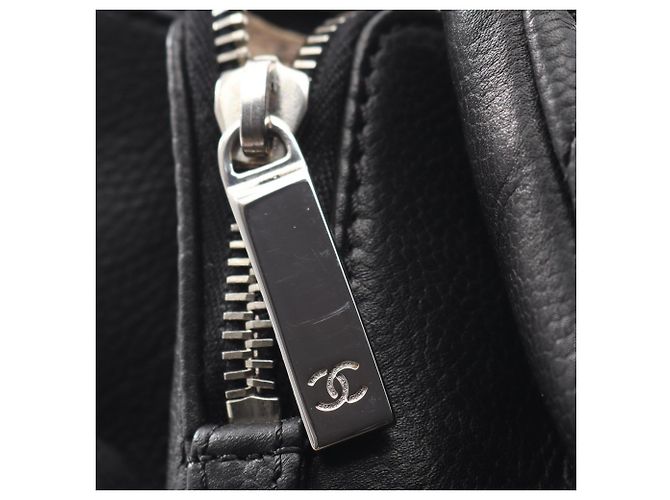 Borsa Tote Chanel Matelassé Large Coco Mark Nero - vista 9