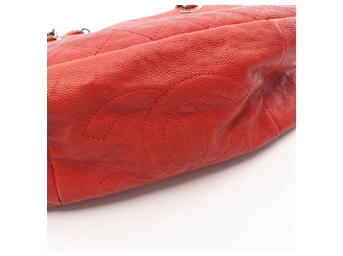 Borsa Tote Matelassé Chanel rossa Rosso - vista 13