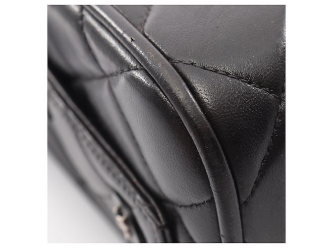 Borsa Matelassé Chanel in pelle di agnello nera Nero - vista 11