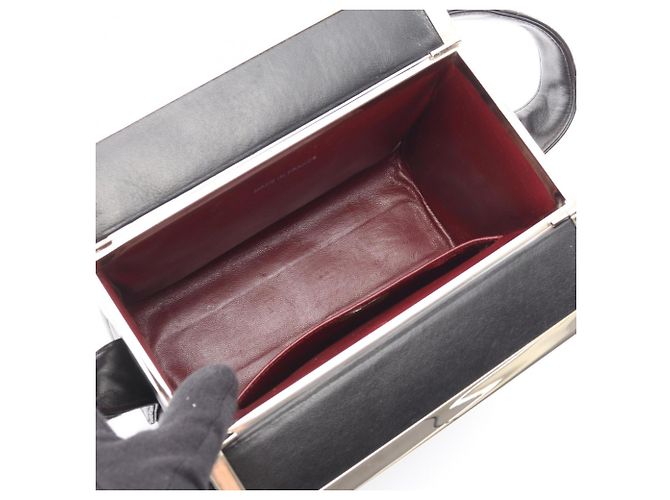 Borsa Matelassé Chanel in pelle di agnello nera Nero - vista 3