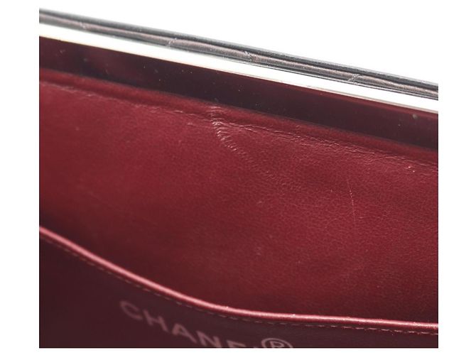 Borsa Matelassé Chanel in pelle di agnello nera Nero - vista 6