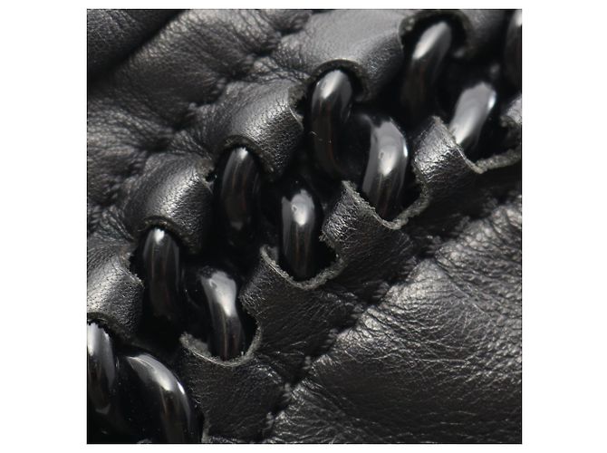 Borsa a Spalla con Catena Chanel Luxury Line Nero - vista 11