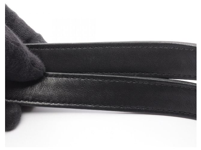 Borsa a tracolla in pelle di agnello Chanel Nero - vista 12
