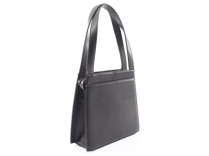 Borsa a tracolla in pelle di agnello Chanel Nero - vista 2