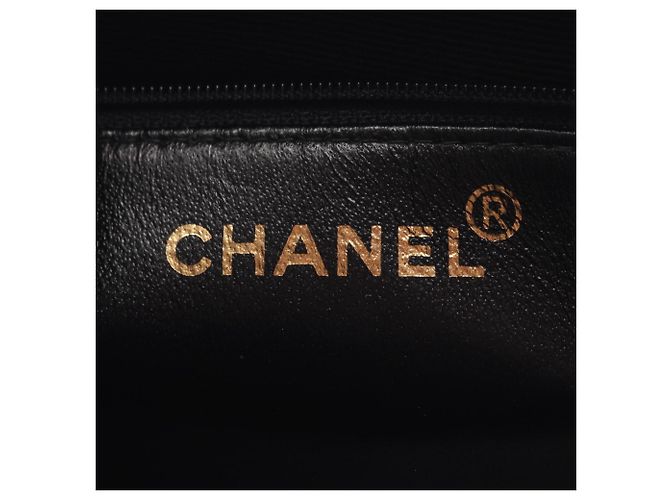 Borsa a tracolla in pelle di agnello Chanel Nero - vista 4