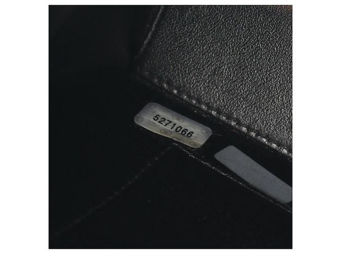 Borsa a tracolla in pelle di agnello Chanel Nero - vista 5