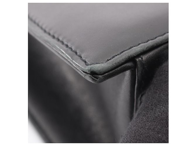 Borsa a tracolla in pelle di agnello Chanel Nero - vista 6