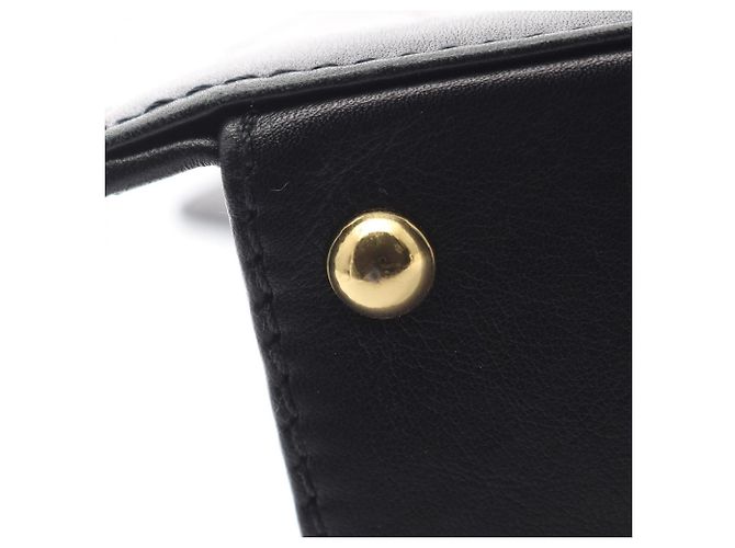 Borsa a tracolla in pelle di agnello Chanel Nero - vista 8