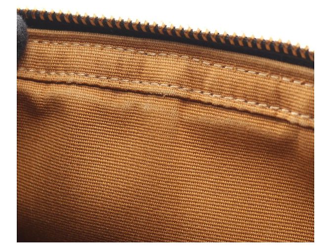 Céline Celine Triomphe Messenger Bag Medium Braun Schwarz Weiß - Ansicht 5