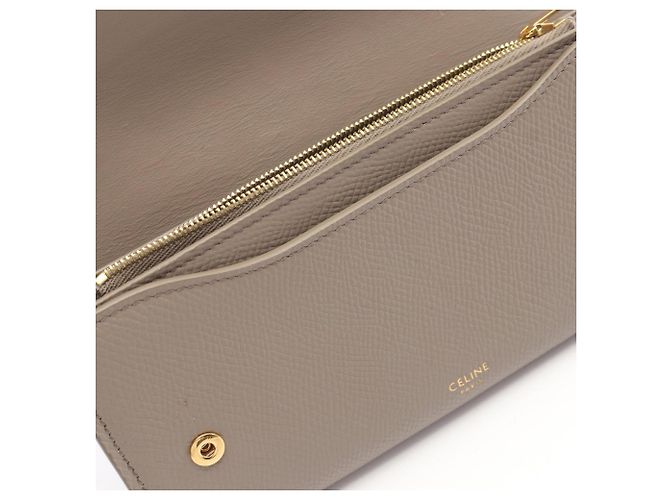 Céline Celine Large Flap Wallet in Beige - Ansicht 7