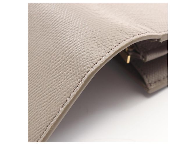 Céline Celine Large Flap Wallet in Beige - Ansicht 8