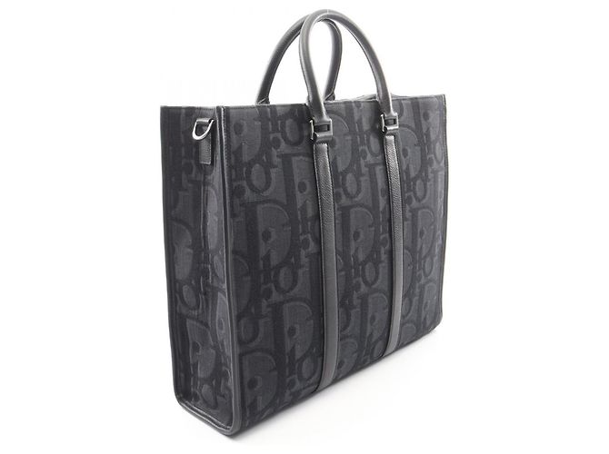 Borsa Tote 2-Way Christian Dior Maxi Oblique East-West - vista 2