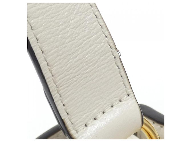 Borsa a Spalla Gucci Horsebit 1955 Bianco Beige - vista 7