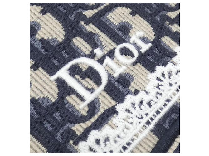 Borsa mini Christian Dior DIOR OBLIQUE Book Tote Blu - vista 6
