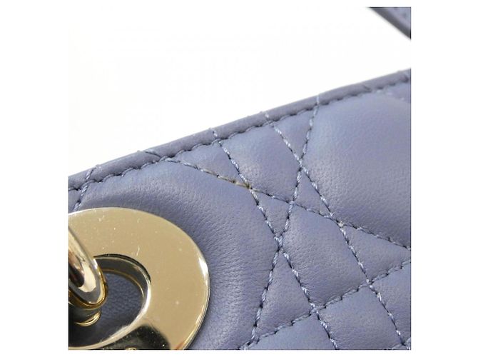 Christian Dior MY ABCDIOR Lady Borsa a mano piccola Blu - vista 5