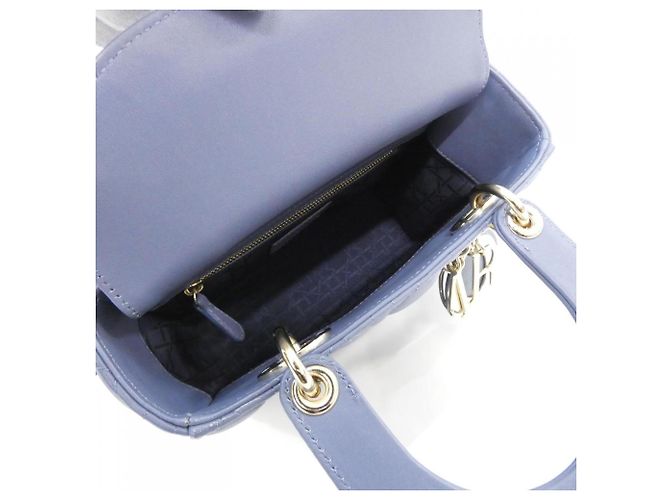 Christian Dior MY ABCDIOR Lady Borsa a mano piccola Blu - vista 9