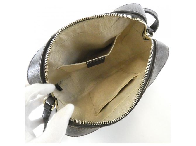 Borsa a Spalla Gucci GG Canvas Marrone Beige - vista 8
