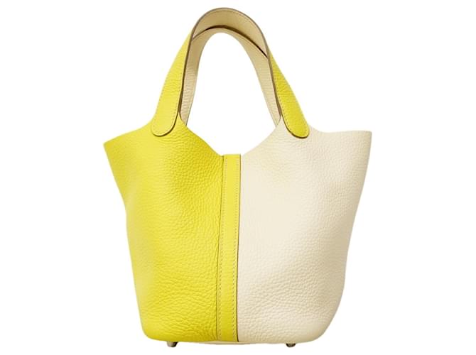 Hermès Borsa Hermes Picotin Lock PM Casaque D'oro - vista 10