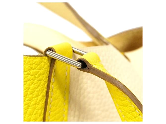 Hermès Borsa Hermes Picotin Lock PM Casaque D'oro - vista 7