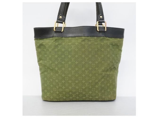 Borsa Tote Louis Vuitton Monogram Mini Lucille GM Cachi - vista 11