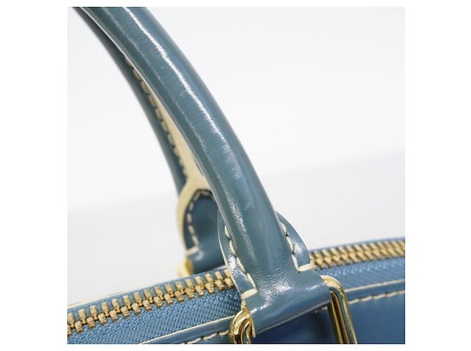 Borsa Louis Vuitton Suhali Lockit PM Blu - vista 7