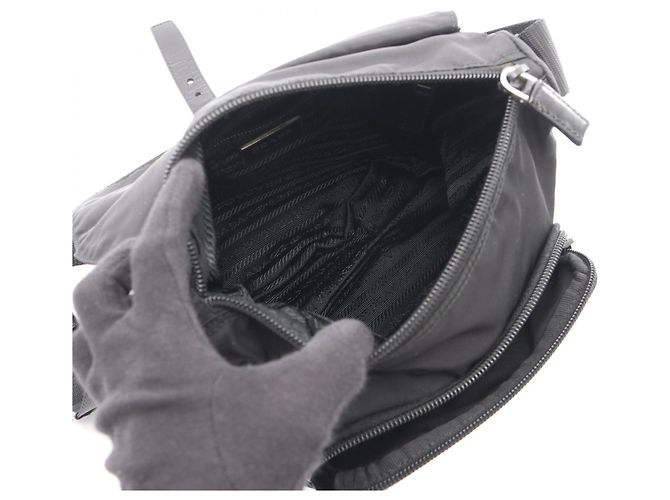 Borsa a tracolla Prada VELA SPORT Nero - vista 3