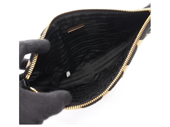 Borsa a tracolla 2-Way Triangle Prada Nero Beige - vista 3