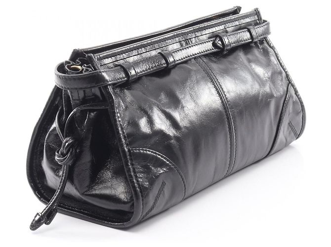 Borsa a tracolla piccola Prada Bonnie Nero - vista 2