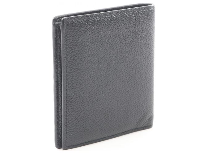 Prada Black Leather Bill Wallet - view 2
