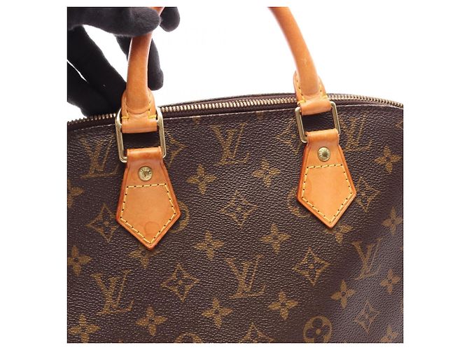 Louis Vuitton Alma PM Monogram Handtasche Braun - Ansicht 11