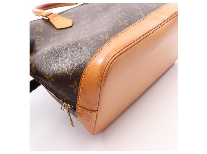 Louis Vuitton Alma PM Monogram Handtasche Braun - Ansicht 14