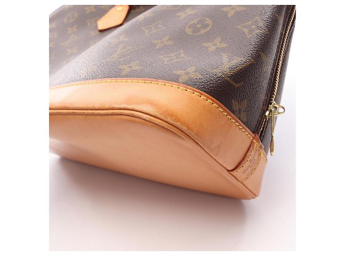 Louis Vuitton Alma PM Monogram Handtasche Braun - Ansicht 16