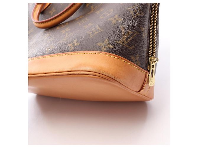 Louis Vuitton Alma PM Monogram Handtasche Braun - Ansicht 18