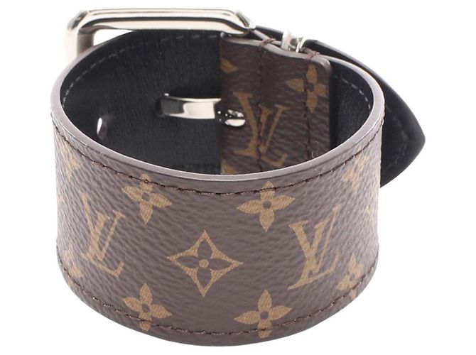 Bracciale rigido Louis Vuitton in acciaio inossidabile marrone - vista 2