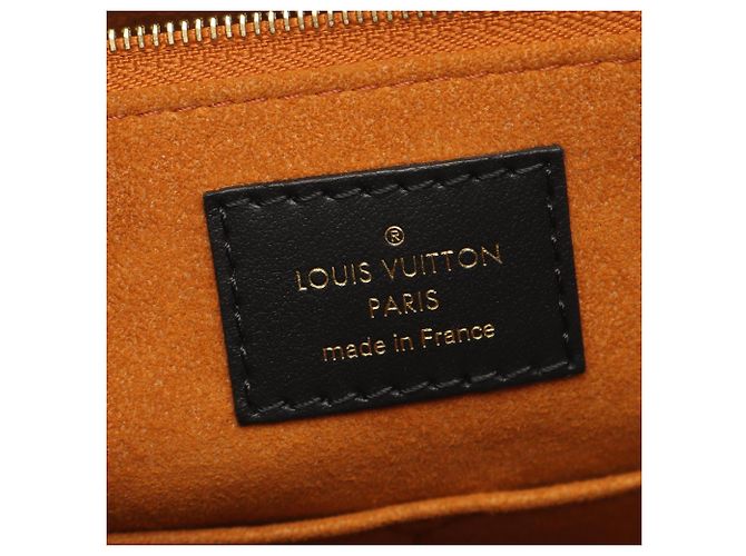 Borsa Tote Louis Vuitton OnTheGo MM Monogram Empreinte Noir Nero - vista 4