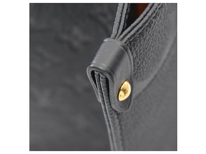 Borsa Tote Louis Vuitton OnTheGo MM Monogram Empreinte Noir Nero - vista 5