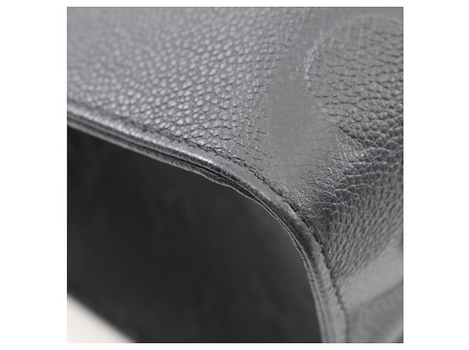 Borsa Tote Louis Vuitton OnTheGo MM Monogram Empreinte Noir Nero - vista 6