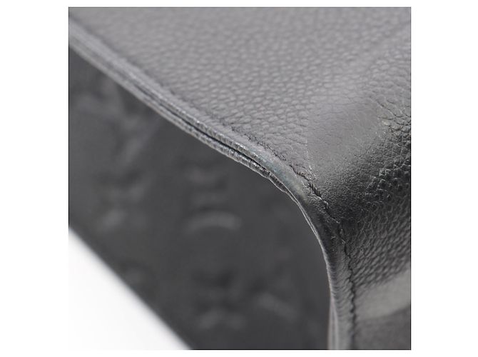 Borsa Tote Louis Vuitton OnTheGo MM Monogram Empreinte Noir Nero - vista 8