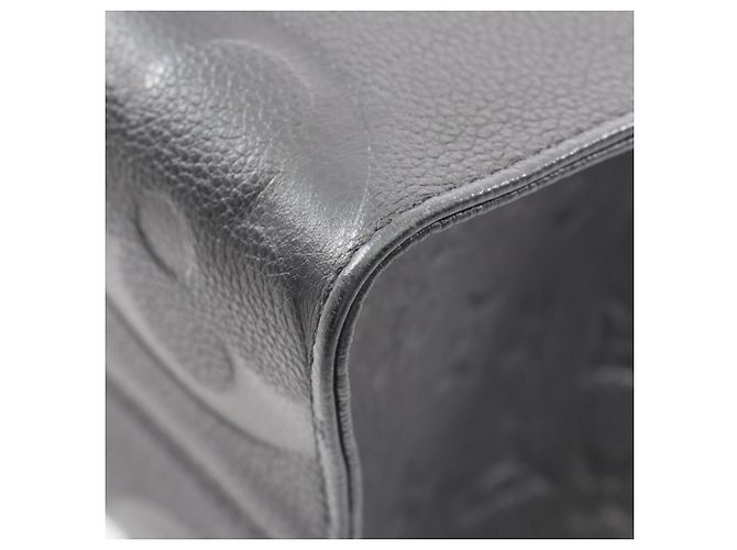 Borsa Tote Louis Vuitton OnTheGo MM Monogram Empreinte Noir Nero - vista 9