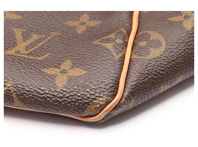 Borsa Boston Louis Vuitton Keepall 55 Monogram Marrone - vista 8